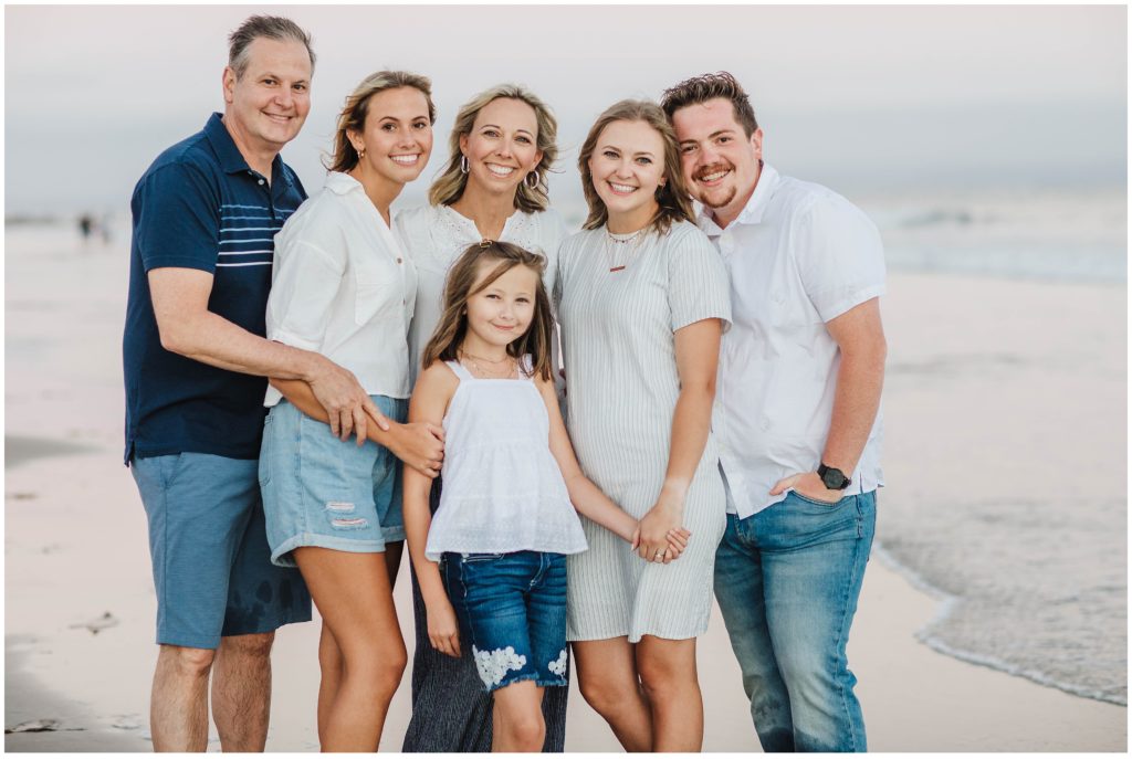 Image of family showing what to wear for family photos