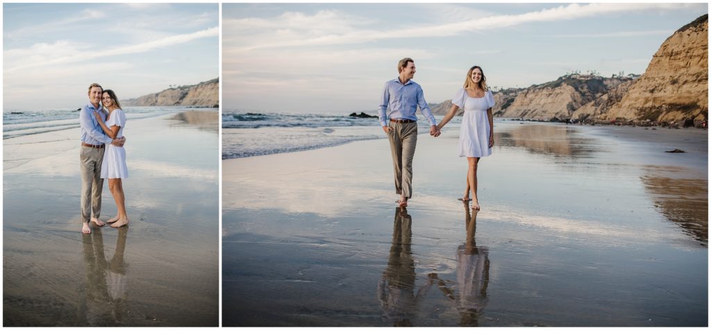 Image depicting San Diego couples taking engagement photos